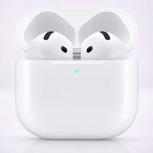Apple AirPods 4 Wireless Earbuds in White with Personalized Spatial Audio