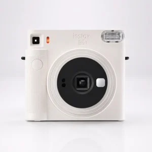 Fujifilm Instax Square SQ1 Instant Camera (Chalk White) Film Bundle