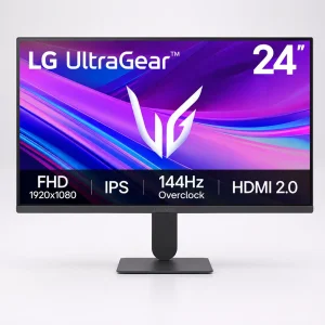 LG UltraGear 24G411A-B.AEK Full HD 23.8" IPS Monitor - Black