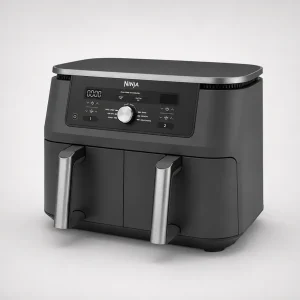 Ninja MAX 6-in-1 Dual Zone DZ400UK Air Fryer - Gun Metal Grey