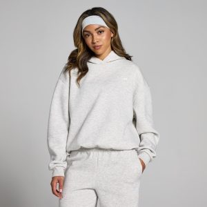 MP Basics oversized hoodie voor dames - Gemêleerd lichtgrijs - XXS
