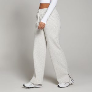 MP Basics joggingbroek met rechte pijpen voor dames - Gemêleerd lichtgrijs - S