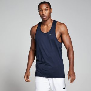 MP trainingshemd met halternek voor heren - Marineblauw - XXS