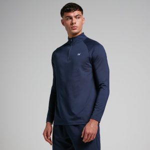 MP trainingstrui met kwartrits voor heren - Marineblauw - XS