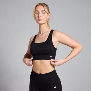 MP Shape naadloze sportbeha met gekruiste bandjes - Zwart - XXS