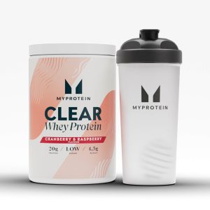 Myprotein plastic shaker - Transparant/Zwart