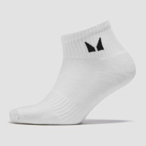 MP Unisex Ankle Socks (1 Pack) - White - UK 6-8