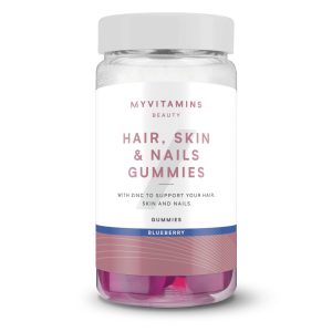 MyProtein Haren huid en nagelgummy's Bosbessen