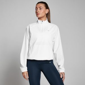 MyProtein MP Velocity windjack voor dames Wit L