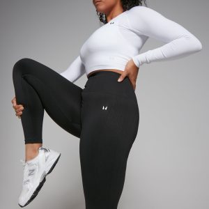 MyProtein MP Shape naadloze legging voor dames Zwart L