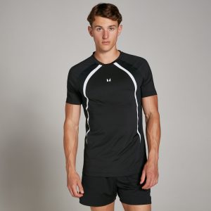 MyProtein MP Heren Tempo Panel T Shirt Zwart L