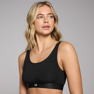 MyProtein MP Women's Scooped Neck Bralette Black L
