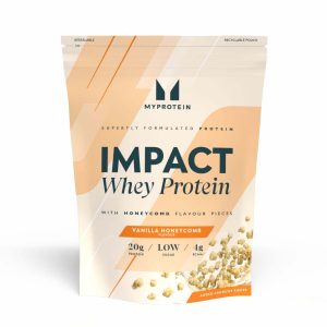 Impact Whey Protein - 960g - 32servings - Vanille-honingraat met krokante koekkruimels
