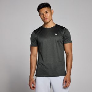 MP Tempo gemêleerd T-shirt voor heren - Verwassen zwart - XS