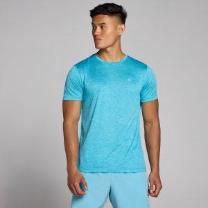 MP Tempo gemêleerd T-shirt voor heren - Cyaan - XS