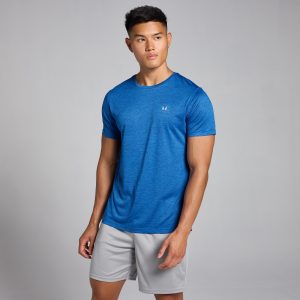 MyProtein MP Tempo gemêleerd T shirt voor heren Puurblauw S