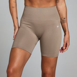MP Shape naadloze fietsshort voor dames - Lichttaupe - L