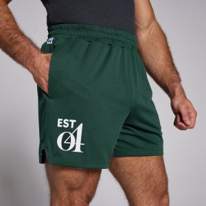 MP short van mesh voor heren - Donkersmaragdgroen - XS