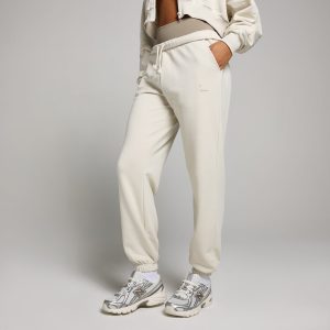 MyProtein MP joggingbroek met elastische enkels voor dames Beenwit XL