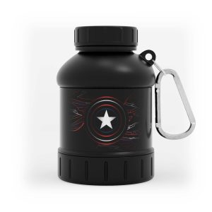Myprotein Eiwitsleutelhanger - Captain America - Zwart