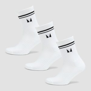 MP pilatessokken (verpakking met drie stuks) - Wit - UK 2-5