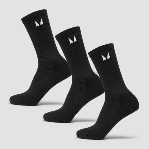 MP hardloopsokken (verpakking met drie stuks) - Zwart - UK 2-5
