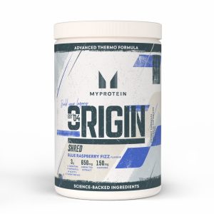 MyProtein Origin Shred Pre Workout Blue Fizz