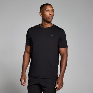 MP Heren Active Geruit T-Shirt - Zwart - XS