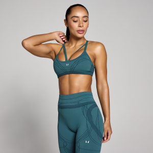 MP Dames Hybrid met Bandjes Sport-BH - Rijk Groenblauw - XS
