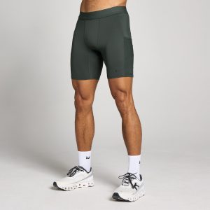 MP Heren Hybrid Pocket Half Tight - Gewassen Zwart - XS