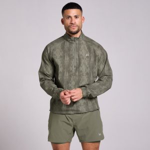 MyProtein MP Heren Velocity Windjack Bark Print M