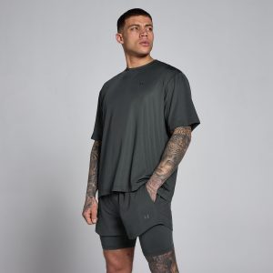 MyProtein MP Men's Hybrid Mesh T Shirt Gewassen Zwart L