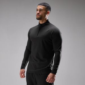 MP Men's Training Ultra Jersey 1/4 Zip - Zwart - XS