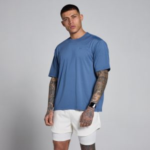 MyProtein MP Men's Hybrid Mesh T Shirt Slate Blue M