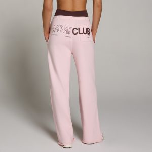 MP Dames Move Club Grafische Lichtgewicht Loopback Rechte Pijp Joggingbroek - Blush - S