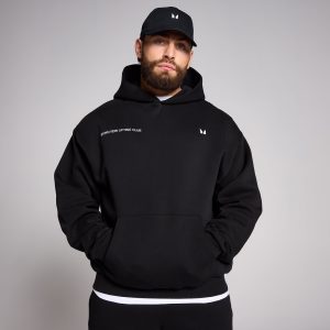 MP Men's Origin Lift Club Oversized Graphic Hoodie - Black - S