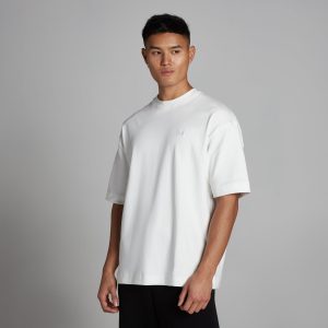 MP Heren Oversized Katoenen T-Shirt - Wit - XS