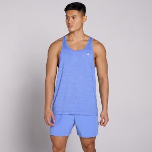 MP Heren Tempo Marl Tanktop - Korenbloemblauw - XXXL