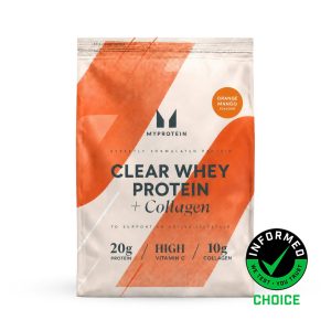 Clear Protein | Whey & Collagen - 1KG - 40servings - Sinaasappel Mango