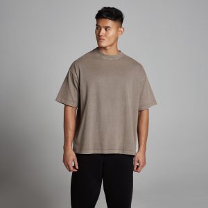 MP Heren Washed Oversized Katoenen T-Shirt - Falcon - XS
