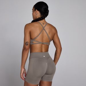 MP Women's Lift Seamless Strappy Bra - Dark Truffle - XS