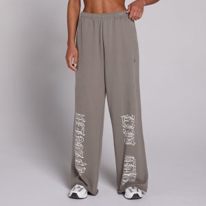 MyProtein MP Dames Lift Graphic Lifestyle Rechte Pijpen Joggingbroek Donker Truffel XL
