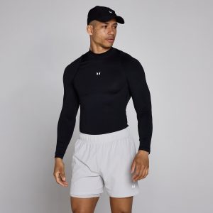 MP Men's Training High Neck Long Sleeve Baselayer - Zwart - XS