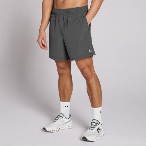 MP Heren 7 Geweven Trainingsshort - Donkergrijs - XS
