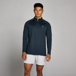 MP Heren Training 1/4 Rits - Donker Marineblauw - XS