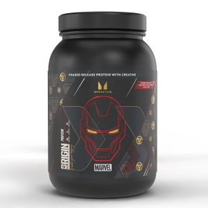 MyProtein Origin Protein – Iron Man – Red velvet taart MARVEL MARVEL Iron Man Red Velvet Cake