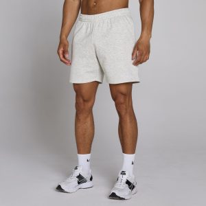 MP Men's Rest Day 7 Sweat Short - Light Grey Marl - XS