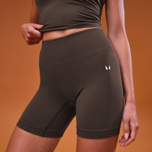 MP Women's Tempo Seamless Scrunch Short - Cacao - XS