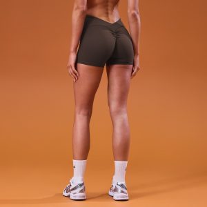MP Women's Tempo Dipped Waist Short - Cacao - XS