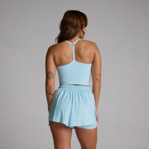 MP Dames Tempo Strappy Racerback Vest - Hemelsblauw - XL
